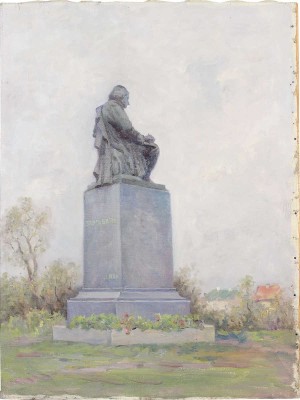 Трошин Николай Степанович. Памятник Н. Гоголю в Великих Сорочинцах 